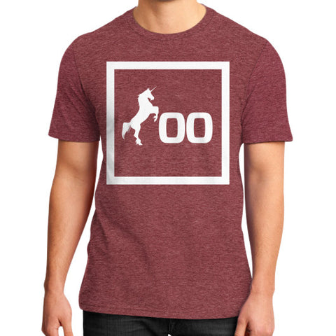 District T-Shirt (on man) Heather red 500 Startups Idea