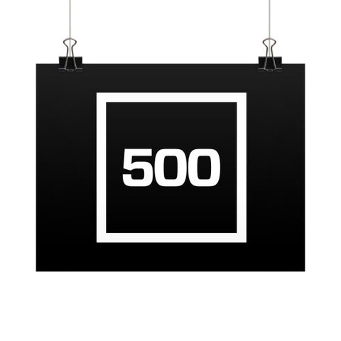 Horizontal Fine Art Prints (Posters)  500 Startups Idea