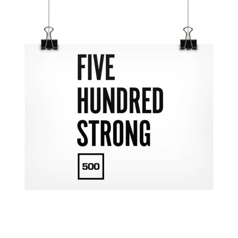 Horizontal Fine Art Prints (Posters)  500 Startups Idea