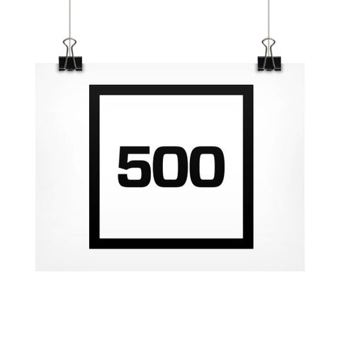 Horizontal Fine Art Prints (Posters)  500 Startups Idea