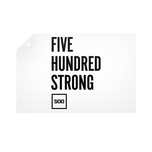 Horizontal Wall Decals  500 Startups Idea
