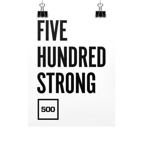 Vertical Fine Art Prints (Posters)  500 Startups Idea