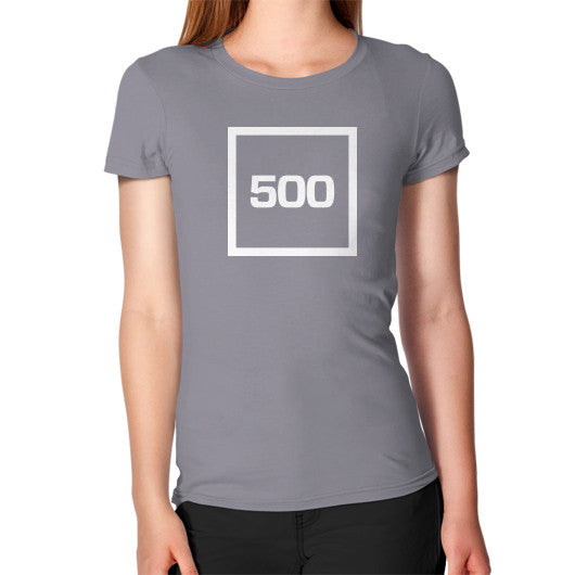 Women's T-Shirt Slate 500 Startups Idea
